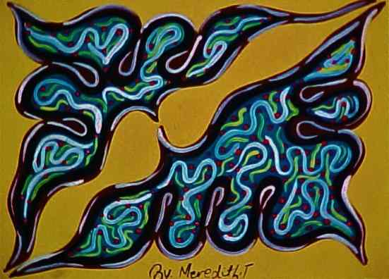 two mountain ranges as unfinished masses of energy in balance