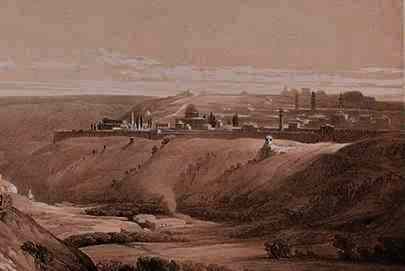 Ancient walled city of Jerusalem